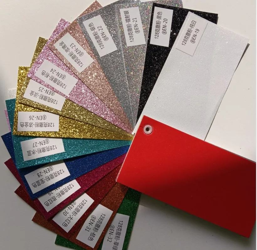 250g A4 One Side Diy Material Decoration Glitter Paper Sheet Color