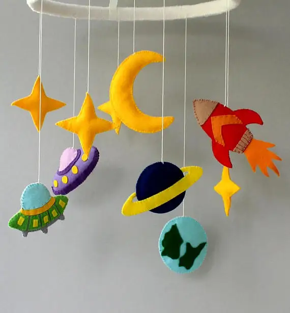 Симпатичная подвесная детская Войлочная игрушка для кровати