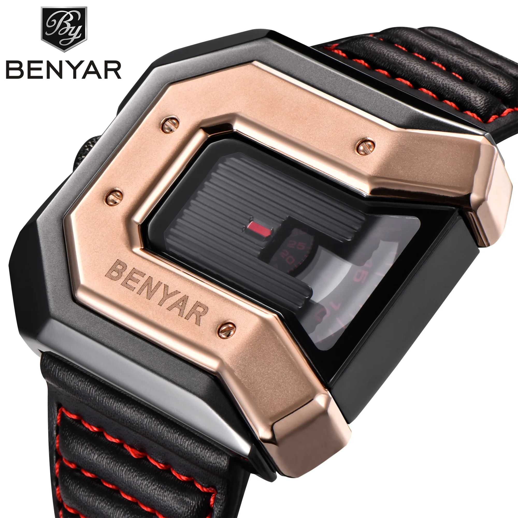 square shaped wrist watch