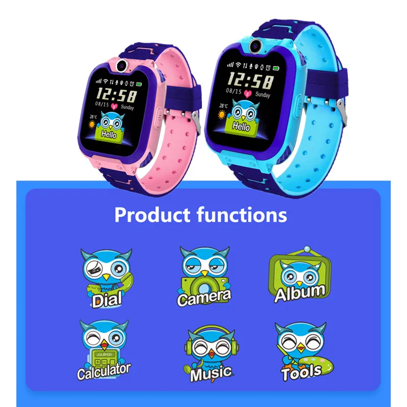 Kids Smart Watch G2 with Games SOS Phone Watch Music Smartwatch Q12 Smart Watches Children Products