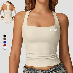 Yoga Vest I-shaped Beautiful Back Tight Sports Vest Women's Outdoor Running and Fitness Wear Tank Top