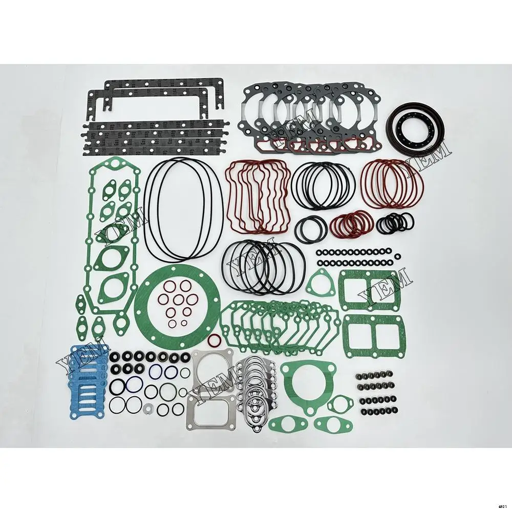 Complete Gasket Set With Head Gasket Fit for Komatsu 6D125 Construction Machinery Spare Parts