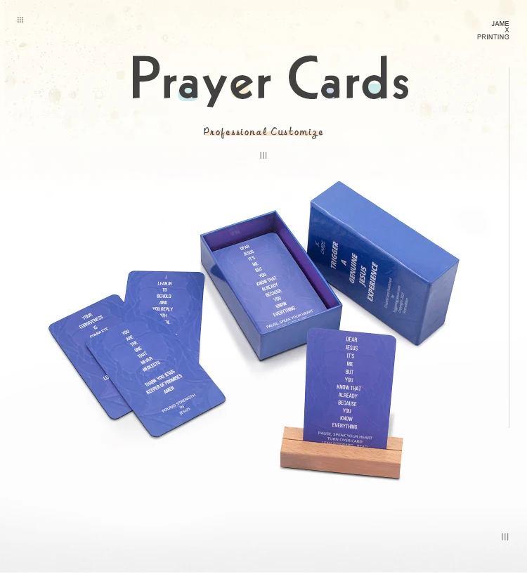 Professional Factory Paperboard Printing Service Custom Printing Confirmation Card with Box Set supplier