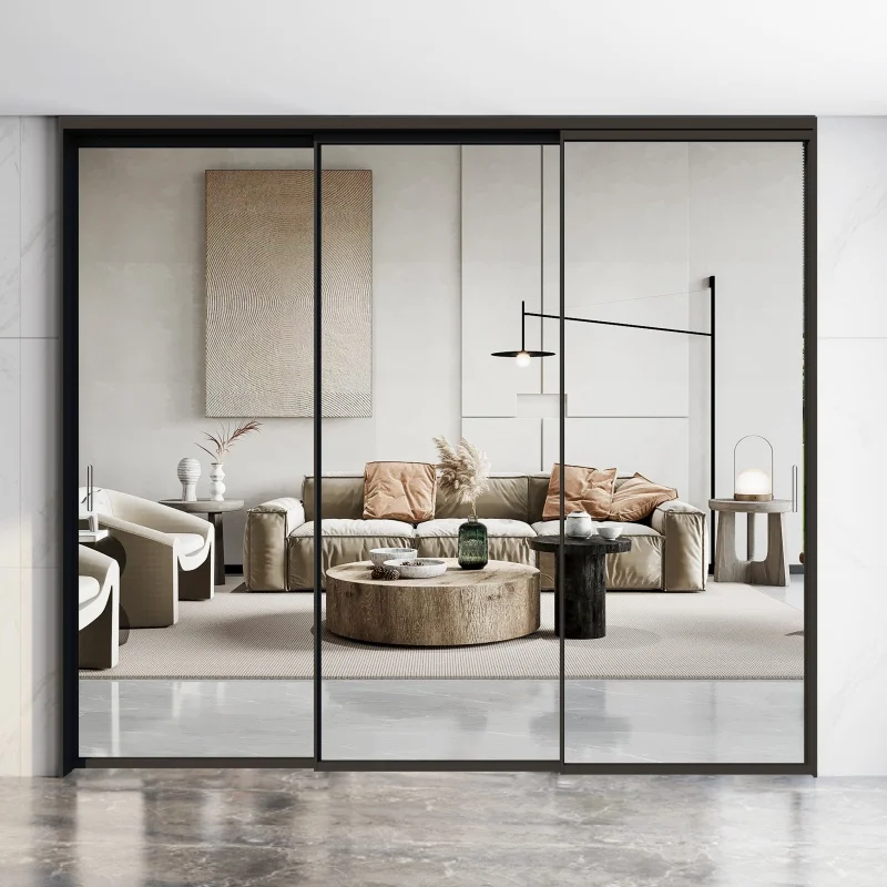 Minimalist Design Aluminum sliding door