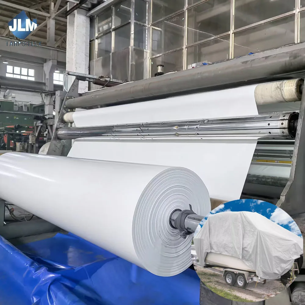 Temperature-resistant +70 to -40 °C 22oz PVC Tarpaulin Fabric for Oil tank and Water tank Vinyl Roof Tent Cover