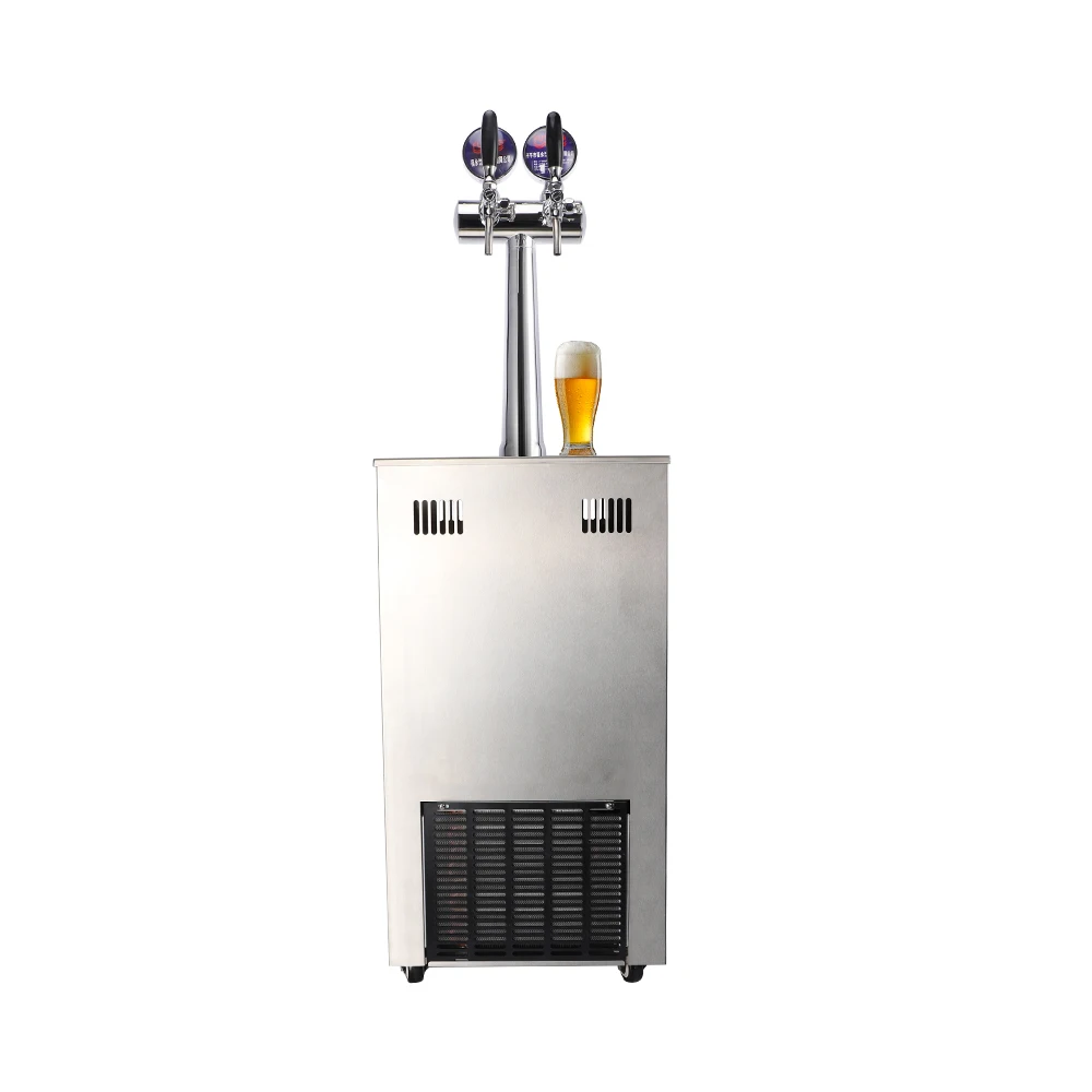 FUYONG 2022 1-2 Lines  Beer Dispenser Machine Commercial Beer Cooler Chiller for Instant Cold Draft Beer Cooler