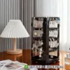 Black 4-tier rotating jewelry stand [cardboard box packaging]