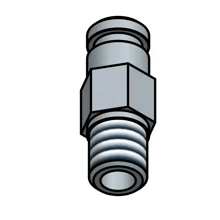 G1/4 bsp Male Brass Check Valve with 0.5 bar Cracking Pressure