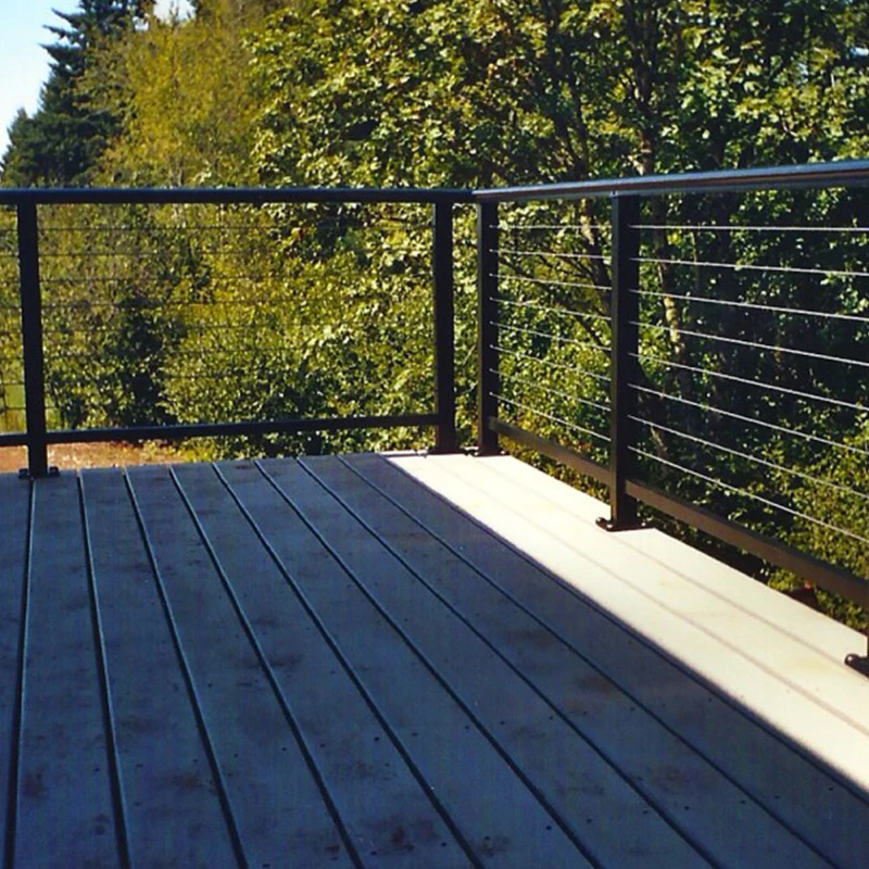 Bns Stainless Balustrade Black Cable Railing System Low Maintenance ...