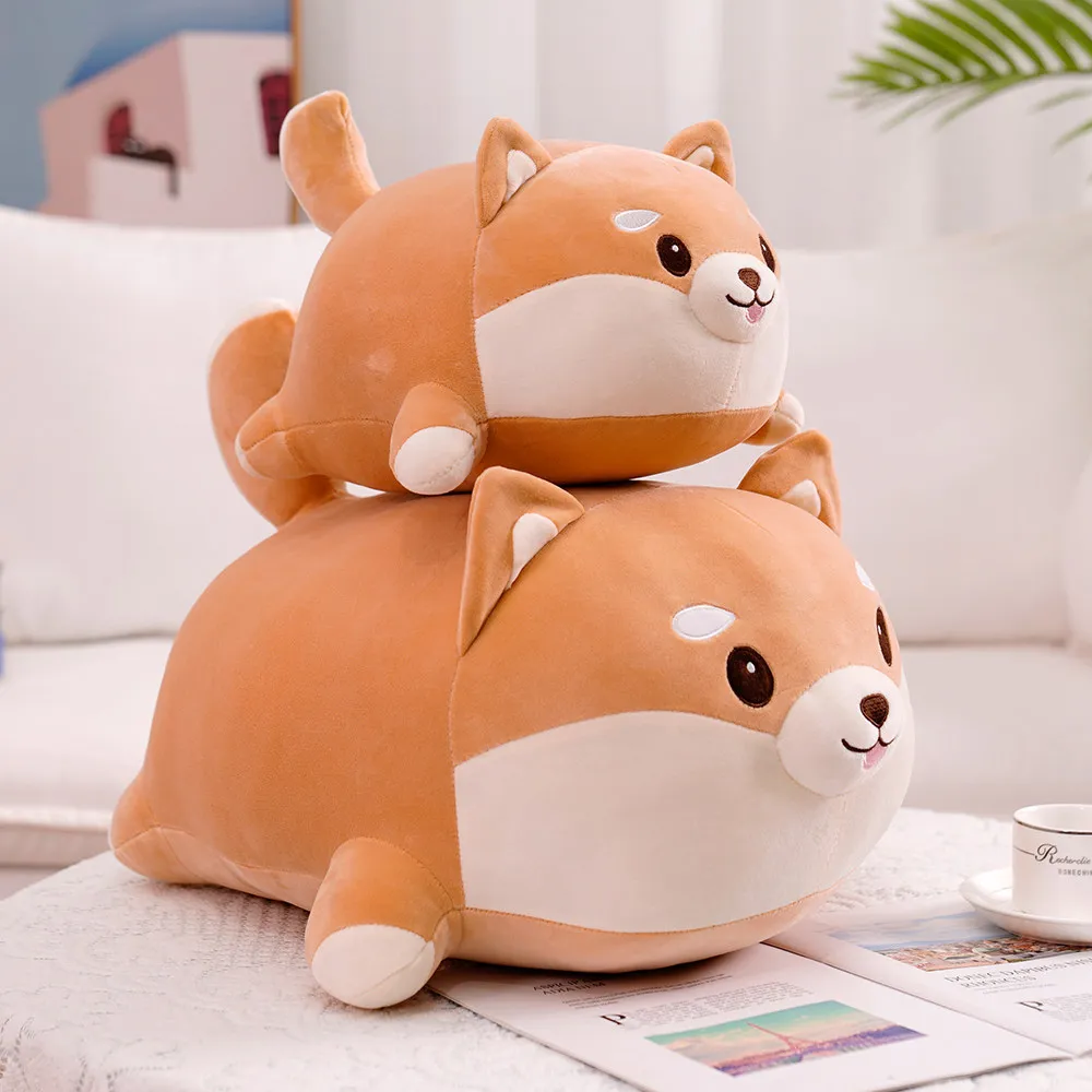 Stuffed Fluffy Brown Shiba Inu Kawaii Anime Plush Toy