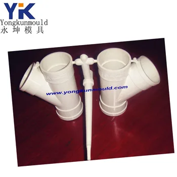 Manufacturing PVC lateral tee pipe fitting mould