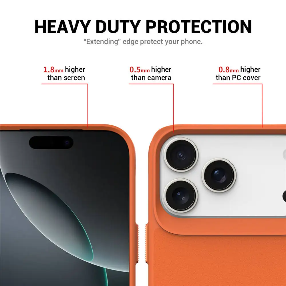 product wholesale anti fall tpu pc protective case cover for iphone 17 16 14 pro max metal invisible bracket colored mobile phone case-6