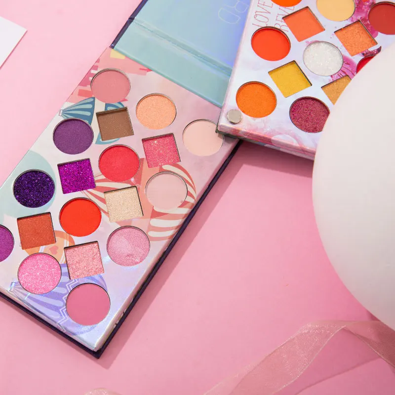 
 OEM Лидер продаж косметика оптом 72 цвета 4 страницы мерцающий и сияющий макияж тени для век Палитра частная торговая марка тени для век  