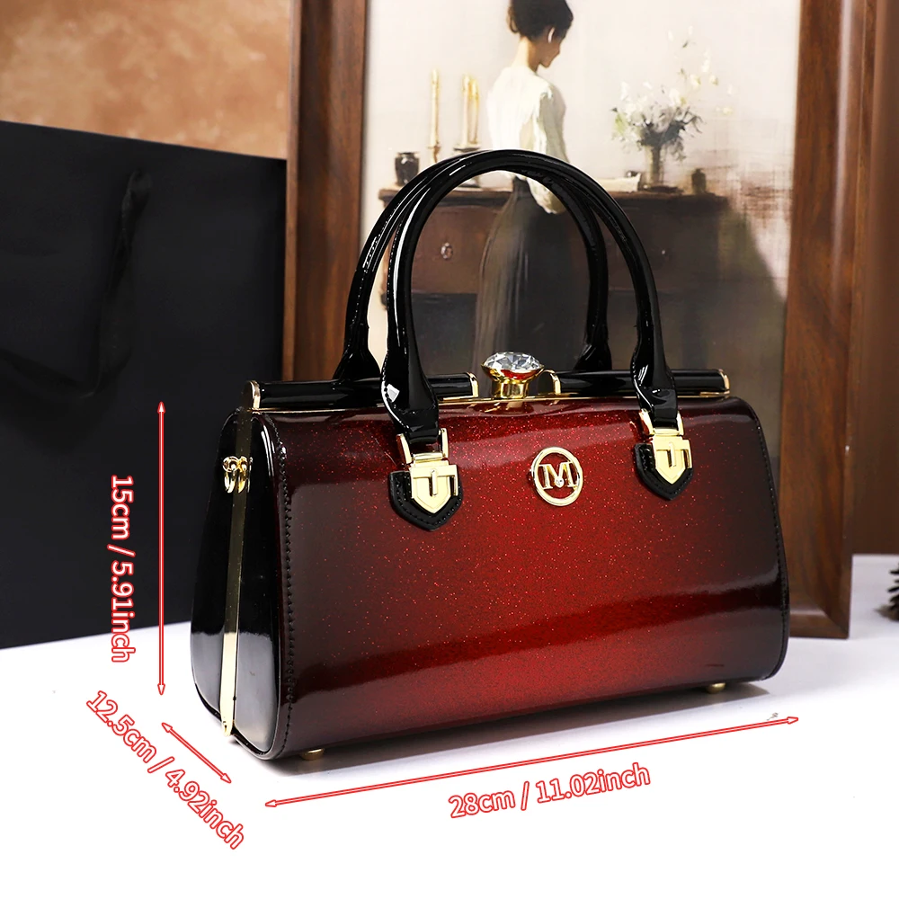 Retro Women's Rhinestone Crossbody Bag