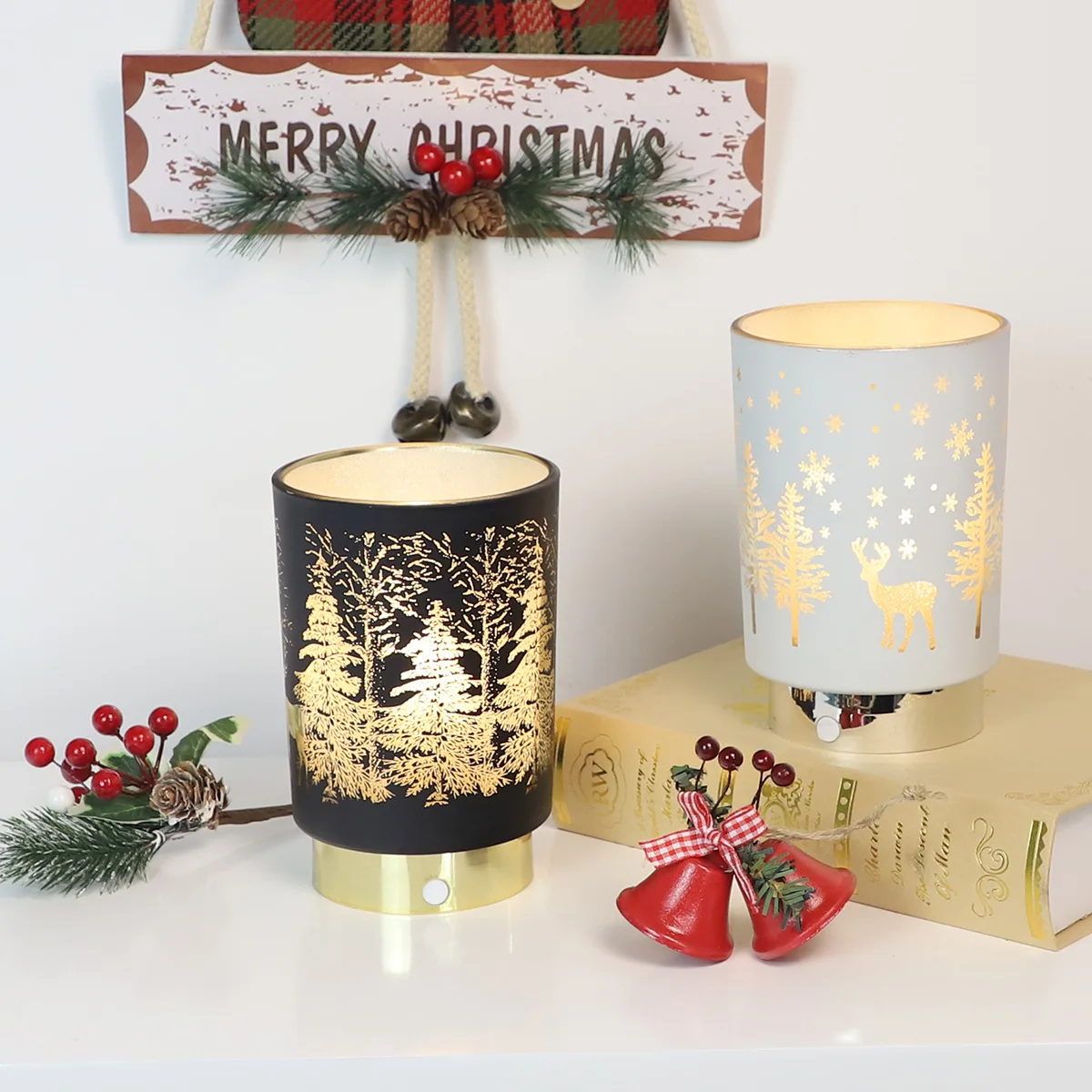 christmas favors high quality christmas decoration flameless & led candles decorative candles