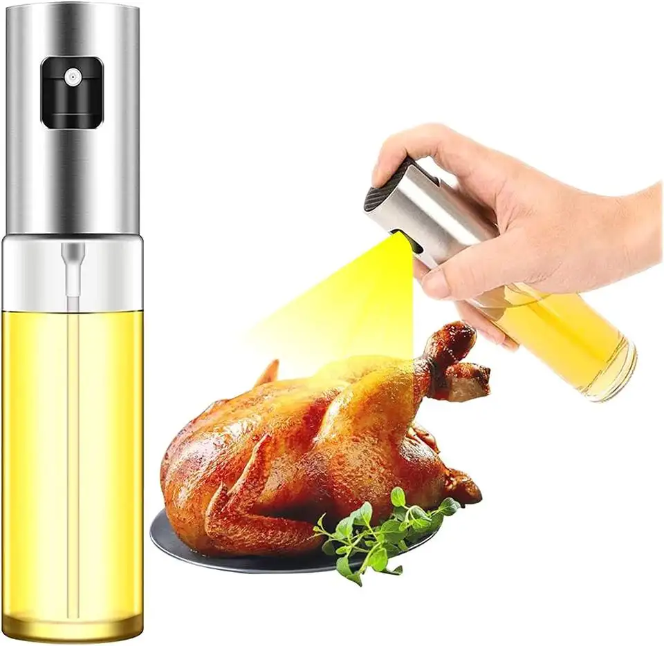 Hot Sales New 100ML Kitchen Spray Oil Bottle Portable Olive Oil Dispenser Spray Bottle Cooking Oil Container Bottles With Spray
