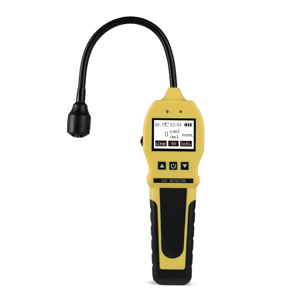 Bosean Highly Sensitive Detection HD LCD Color Screen Display Gas Leak Detector Combustible Ch4 Gas Detector