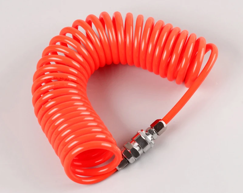 6/9/12/15m Pneumatic PU Air Compressor Telescopic Spiral Hose Spring Tube Pipe