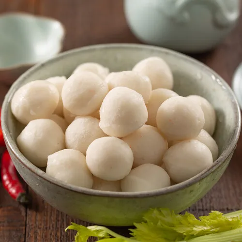 Dobrá cena, mražené kuličky z hlubinné ryby, poloprodukty do horkého hrnce, mražené ryby