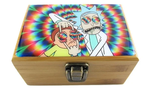 Wooden Stash Box with Key and Foam Inlay