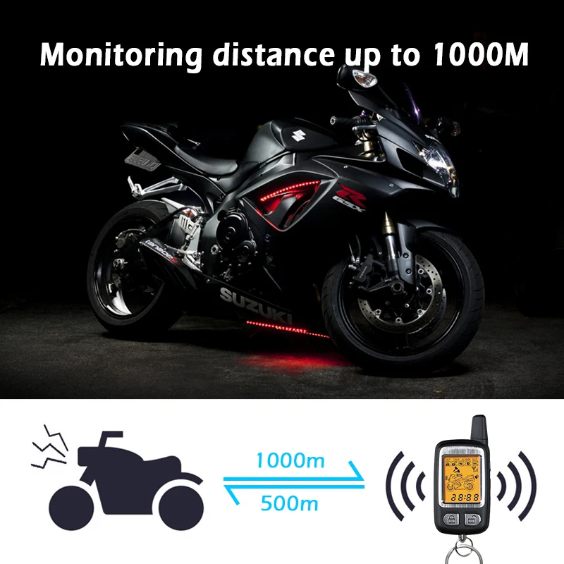 SPY Alarm Motorcycle Way Ultimate Anti-Theft Solution