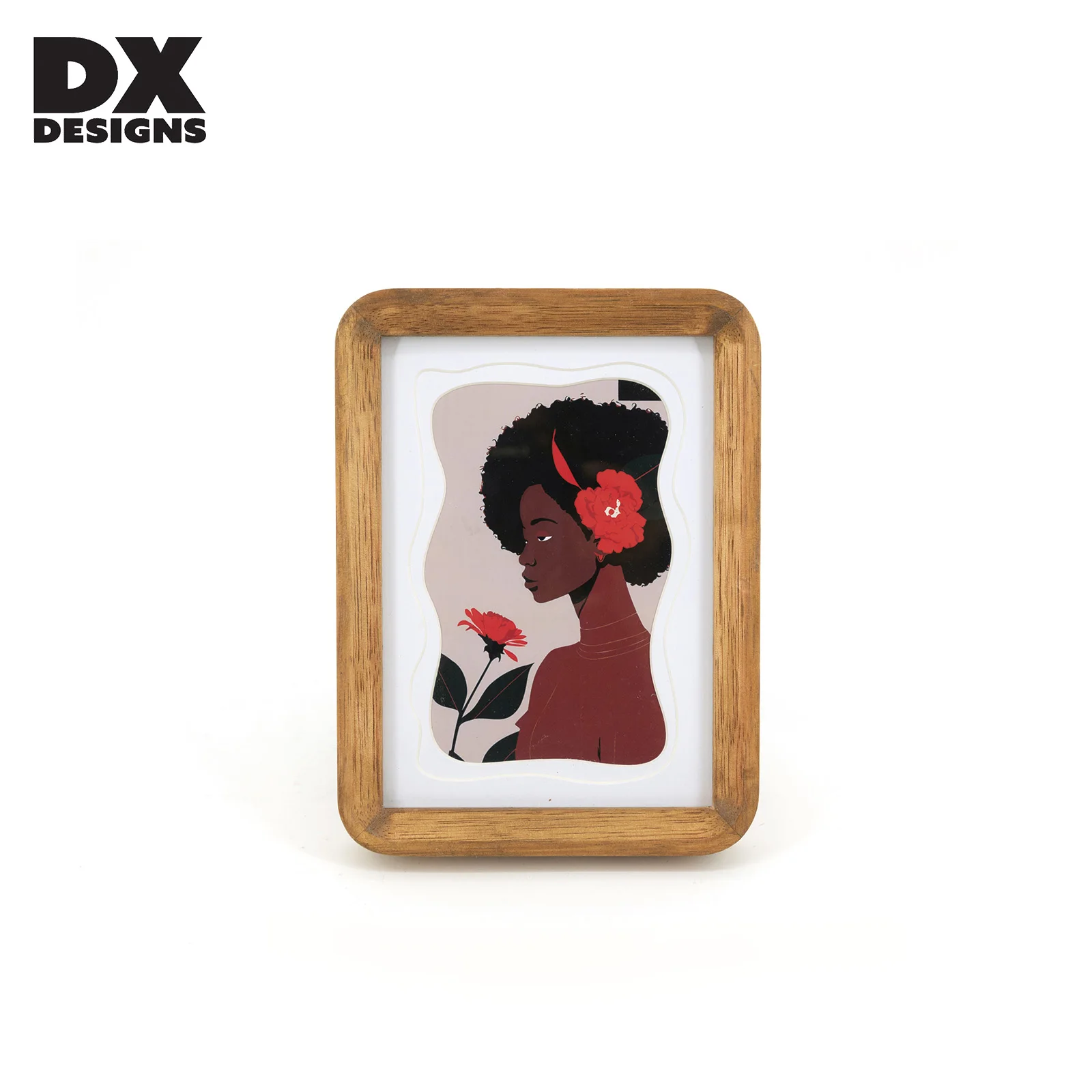Wooden Frame Photo Display for Tabletop Display Wall Mount Solid Wood Photo Frame Pack