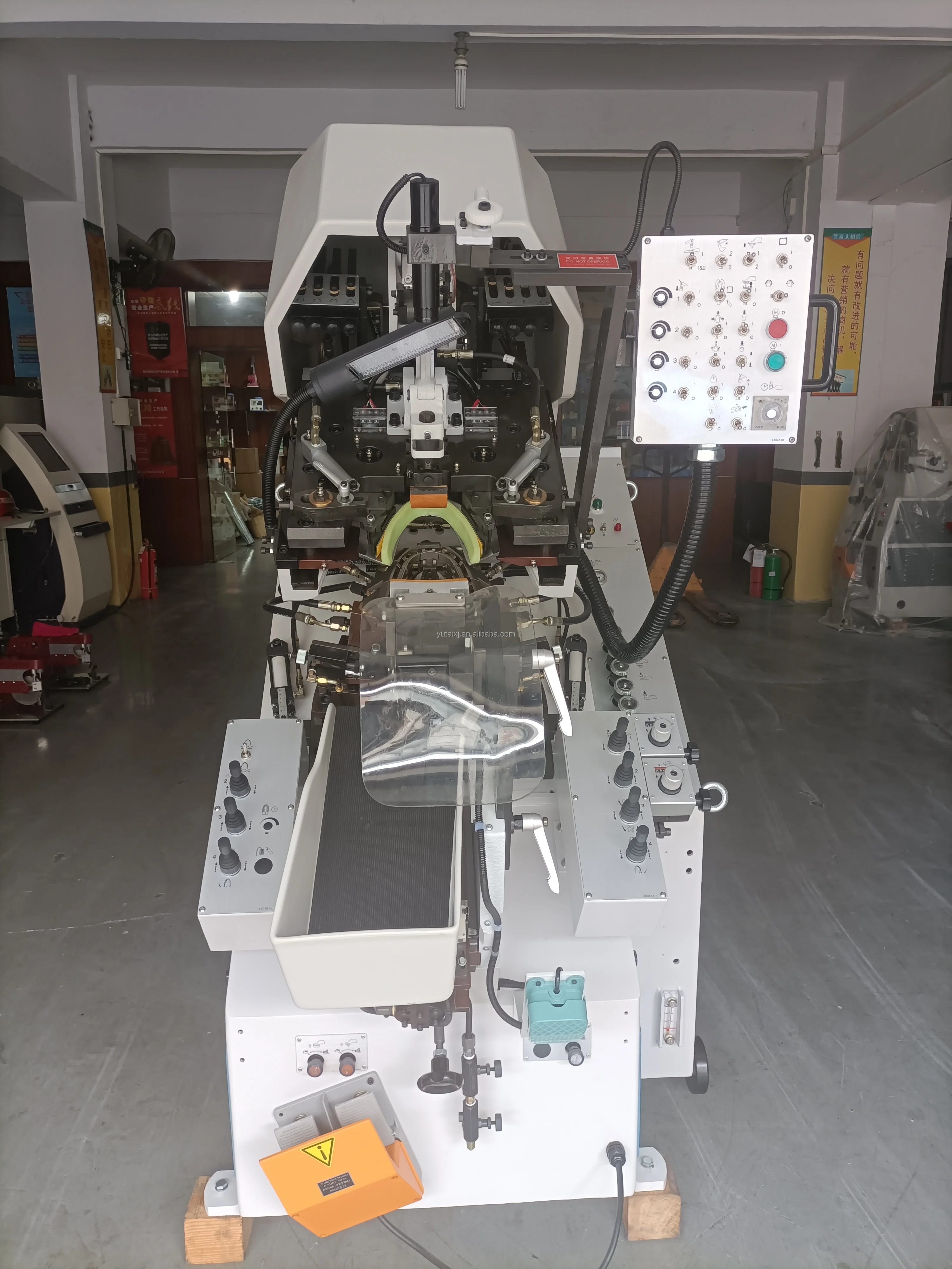 Shoe Making Machine 9 Pincers Hydraulic Automatic Toe Lasting Machine Buy Toe Lasting Machine