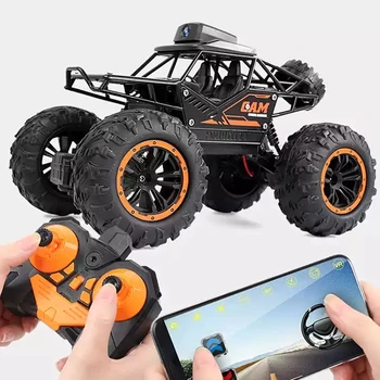 Off-road Wifi High Speed Electric Gravity Sensor Wireless Hd Camera Video Stunt Climbing Rc Crawler Drift Control truck Car Toys