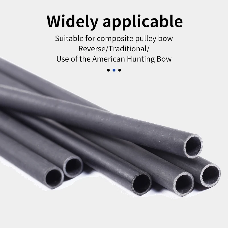 SPG Hunting 7.8mm Mixed Carbon Arrow Shafts 30 Inch Spine 500 Archery Recurve Bow Shooting Fishing Replacement Fiber Rod