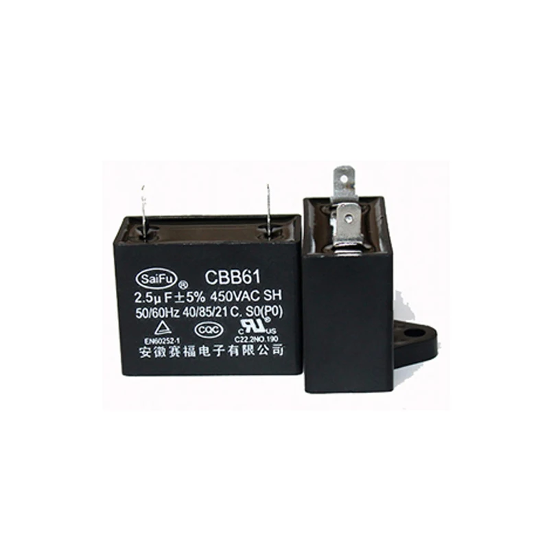 Black Gate CBB61 Ceiling Fan 3.5 Microfarad 450VAC Capacitor