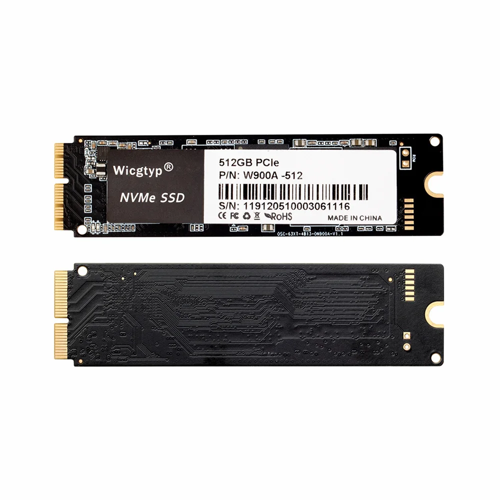 Cheap 512GB, 1TB, 2TB Pcie SSD Nvme for Apple Macbook Pro