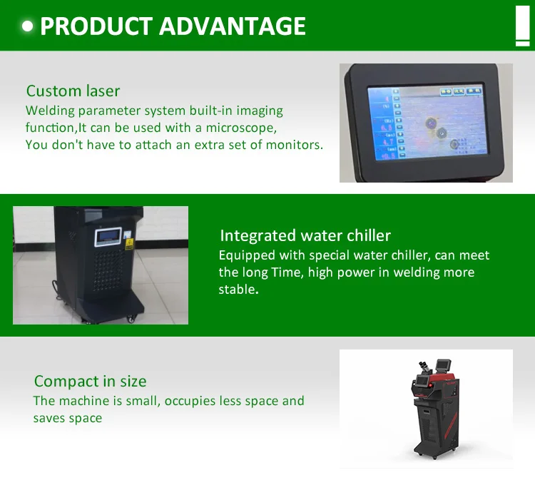 200w Laser Welding Machine Gold Metal Stainless Steel Rings Bracelets