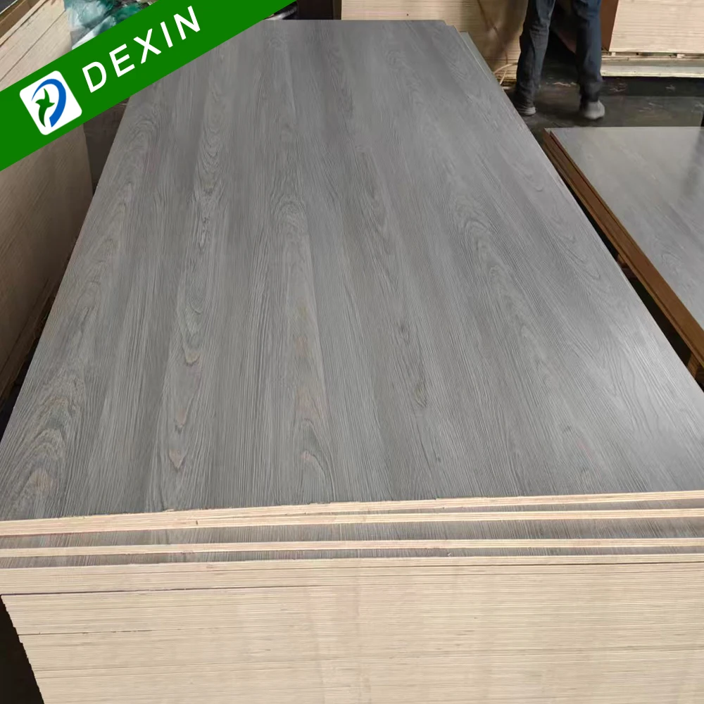 18mm E1 Grade Melamine Faced Contreplaqu 4x8 Laminated Marine Plywood/ Ply Board Sheet for Cupboard
