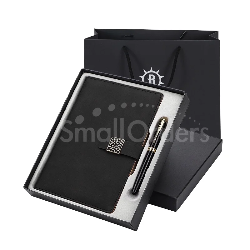 Pen Notebook set box with logo