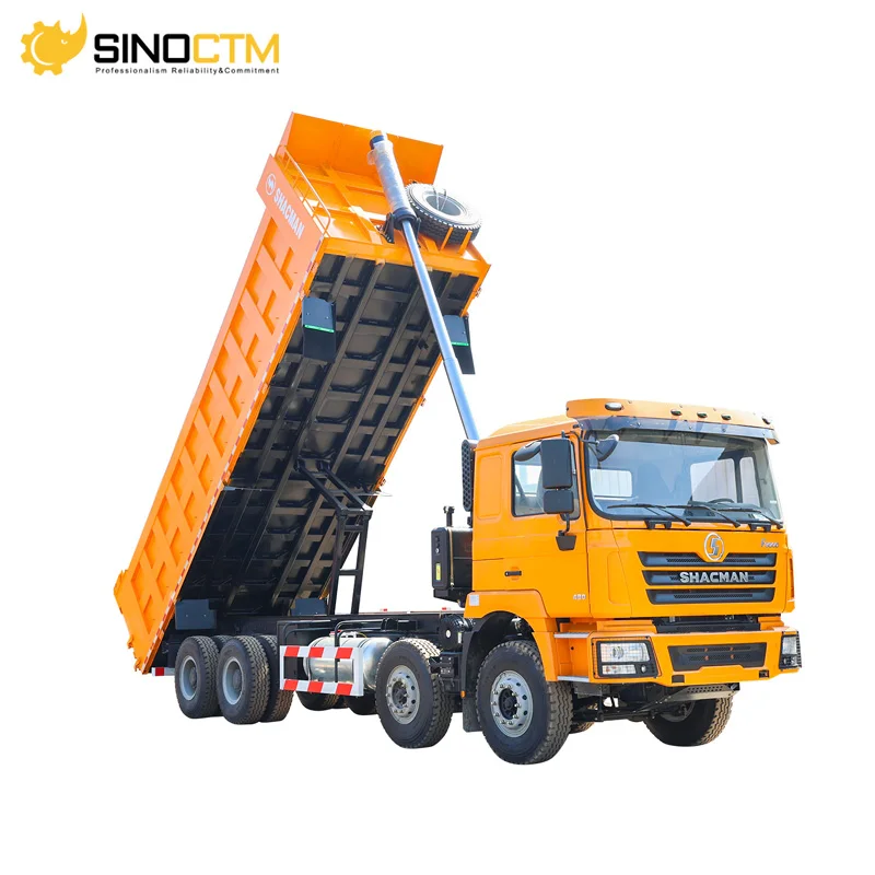 Shacman 371hp 8x4 Hydraulic Dumper Truck 25CBM Cargo Container RHD