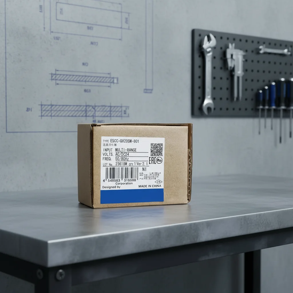 New Original Omron E5CC-801 series digital temperature controller. 48×48mm compact 1/16 DIN design, high-precision PID control, 2 auxiliary outputs, heater burnout detection, 24V AC/DC power supply. Ideal for precise temperature regulation in industrial a