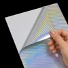 Cuenta de lámpara holográfica arcoíris (respaldo de plástico)