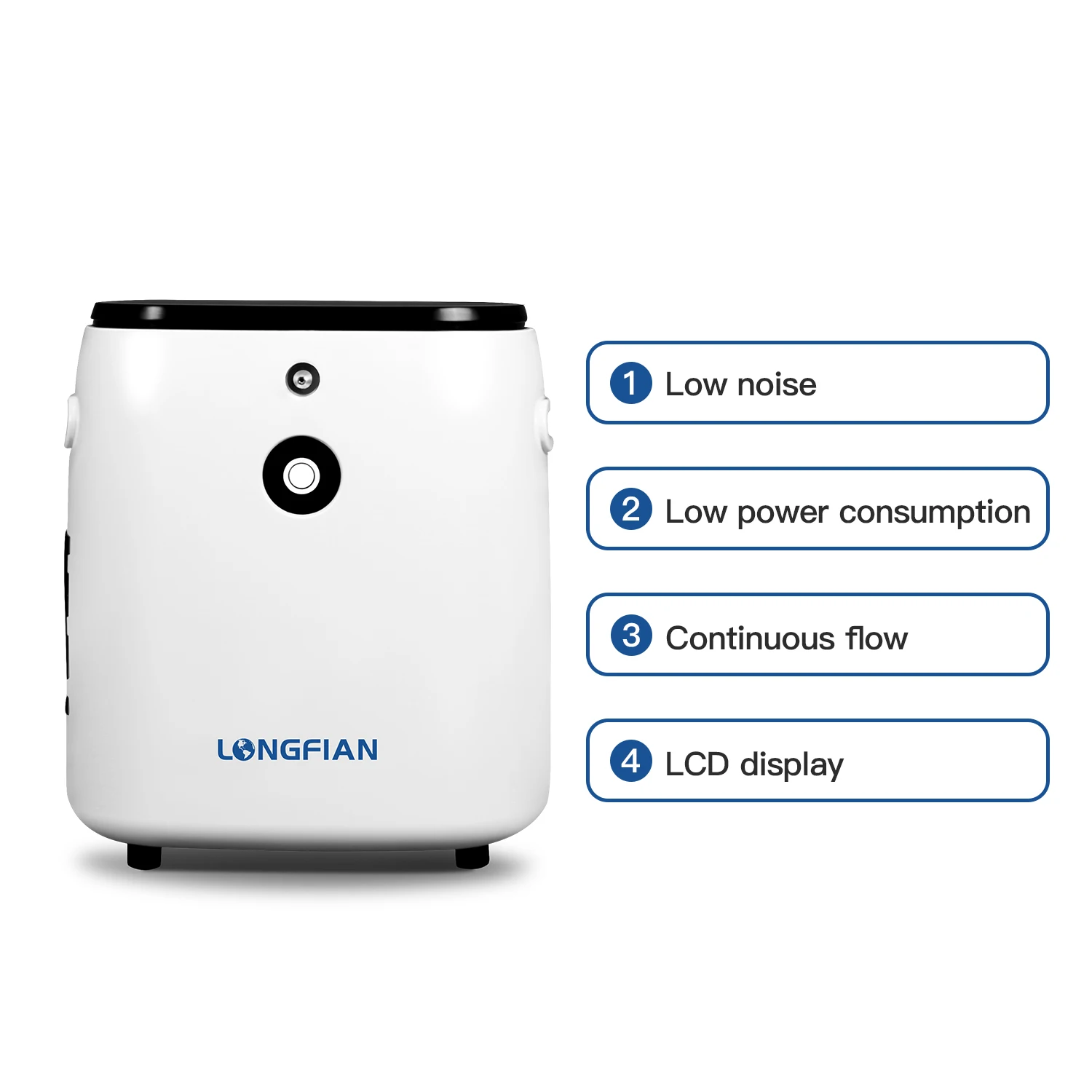 Portable Smart Mini  Oxygen Concentrator  Continuous Flow for Sale