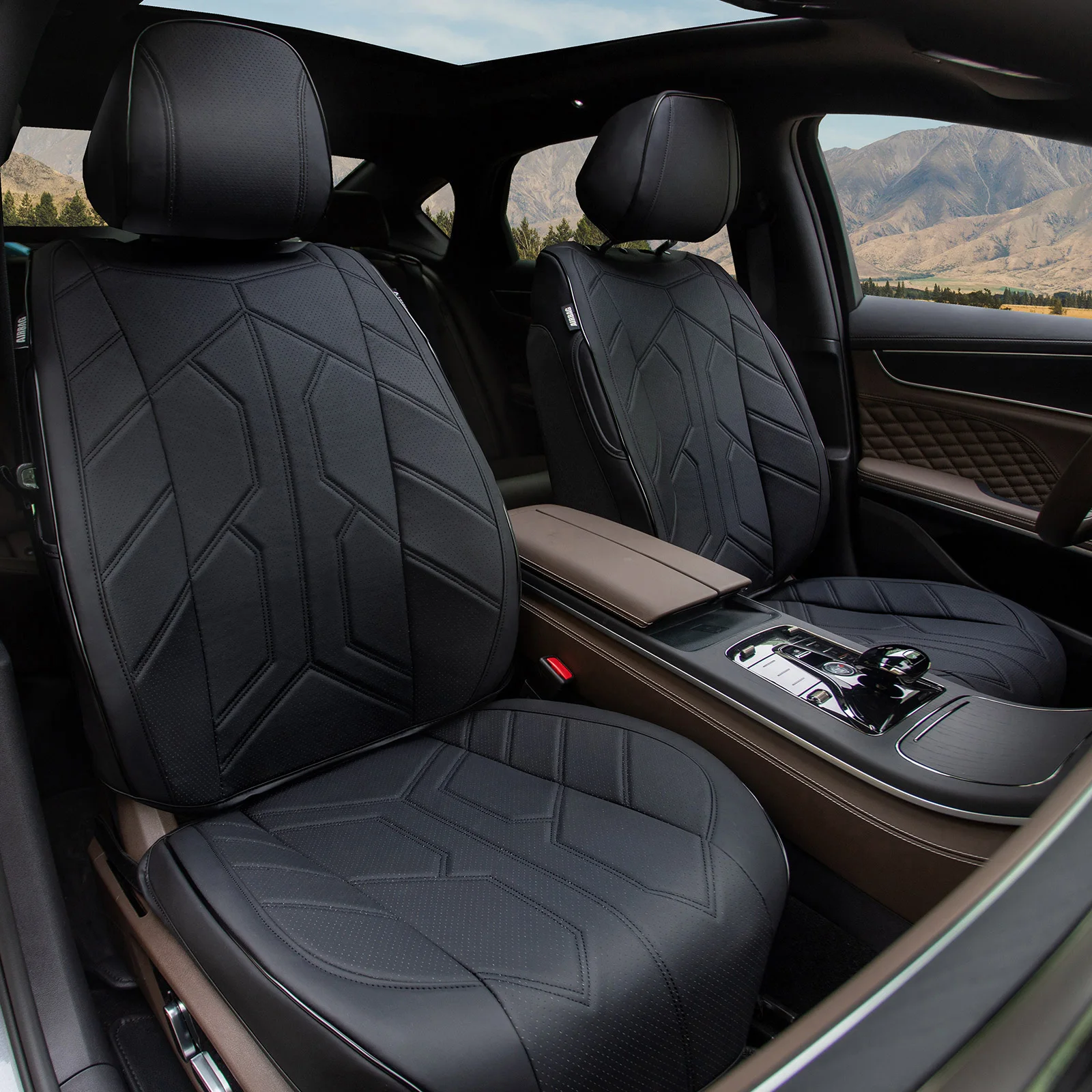 Luxury 3D PVC Leather Sporty Customized Seat Covers Universal Size ...