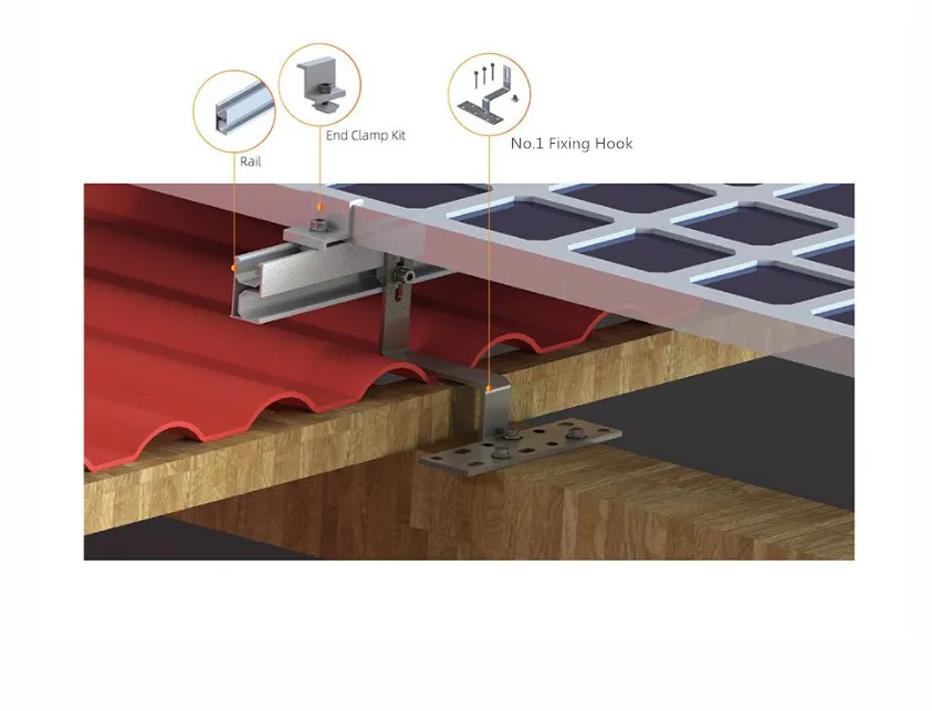 Adjustable Tile Roof Hook