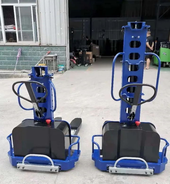 Self Loading Stacker Electric Stacker Mini Dumper Self Loading 1100mm 1300mm DC Portable Electric Stacker for Van Truck