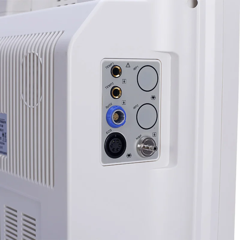 Yonker 8000D Spo2 nibp Resp ECG temp PR с дополнительным сенсорным экраном, кардиомонитор, многопараметрический монитор пациента для icu