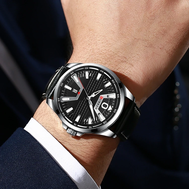 CURREN 8379 Latest Watches Design For Man Luxury Stainless Steel Quartz Watch