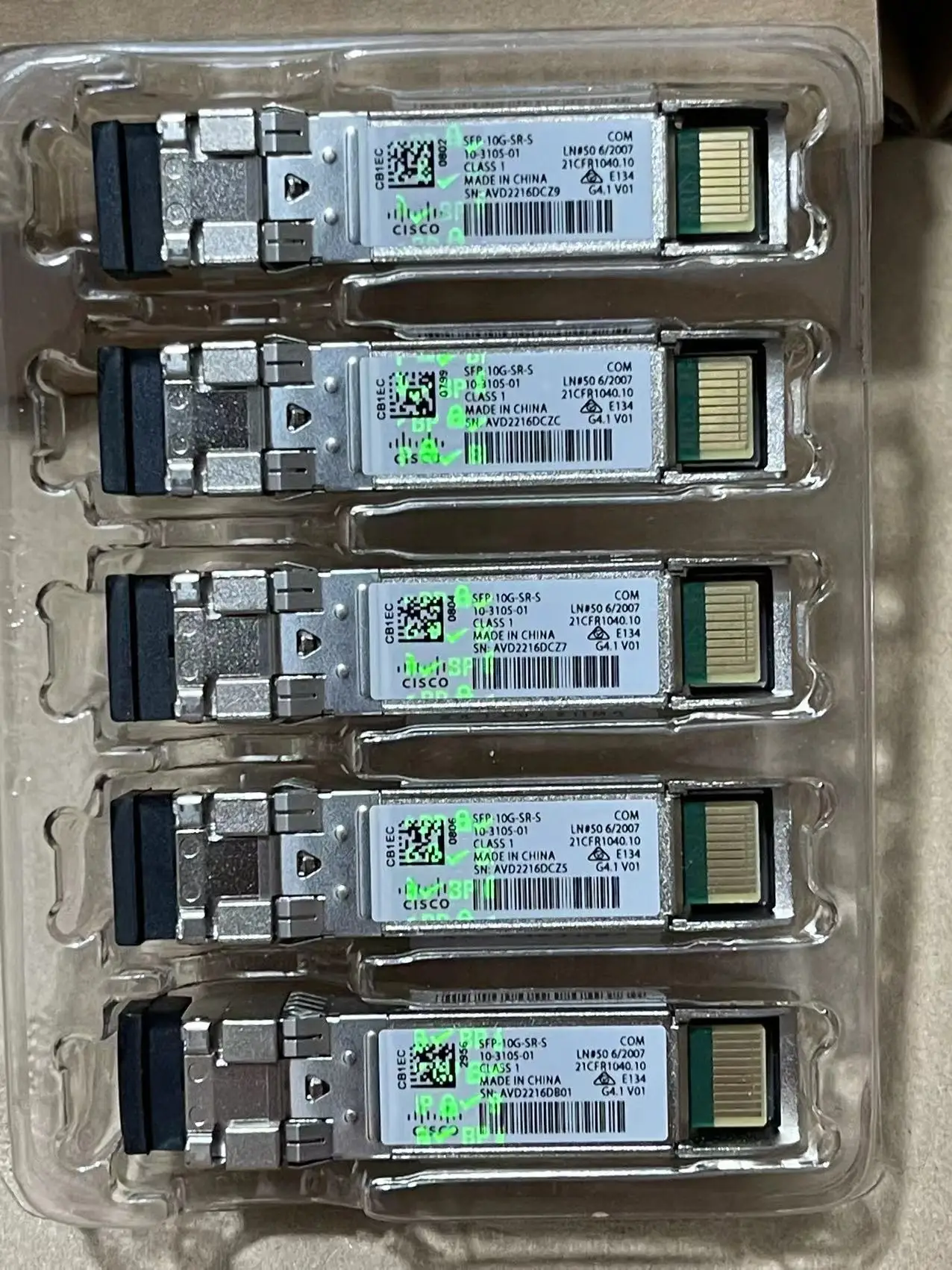 Sfp-10g-sr-s Original New Sfp+ Transceivers Module Sfp-10g-sr-s In ...