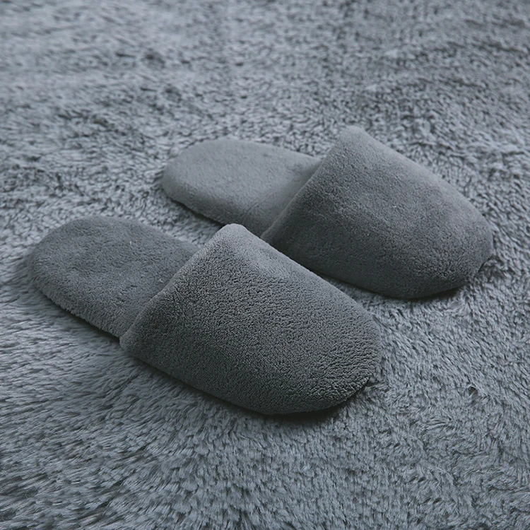 Cheap Wholesale Airline Spa Luxury slippers Unisex Disposable Soft Comfortable Slippers for Hotel Room details