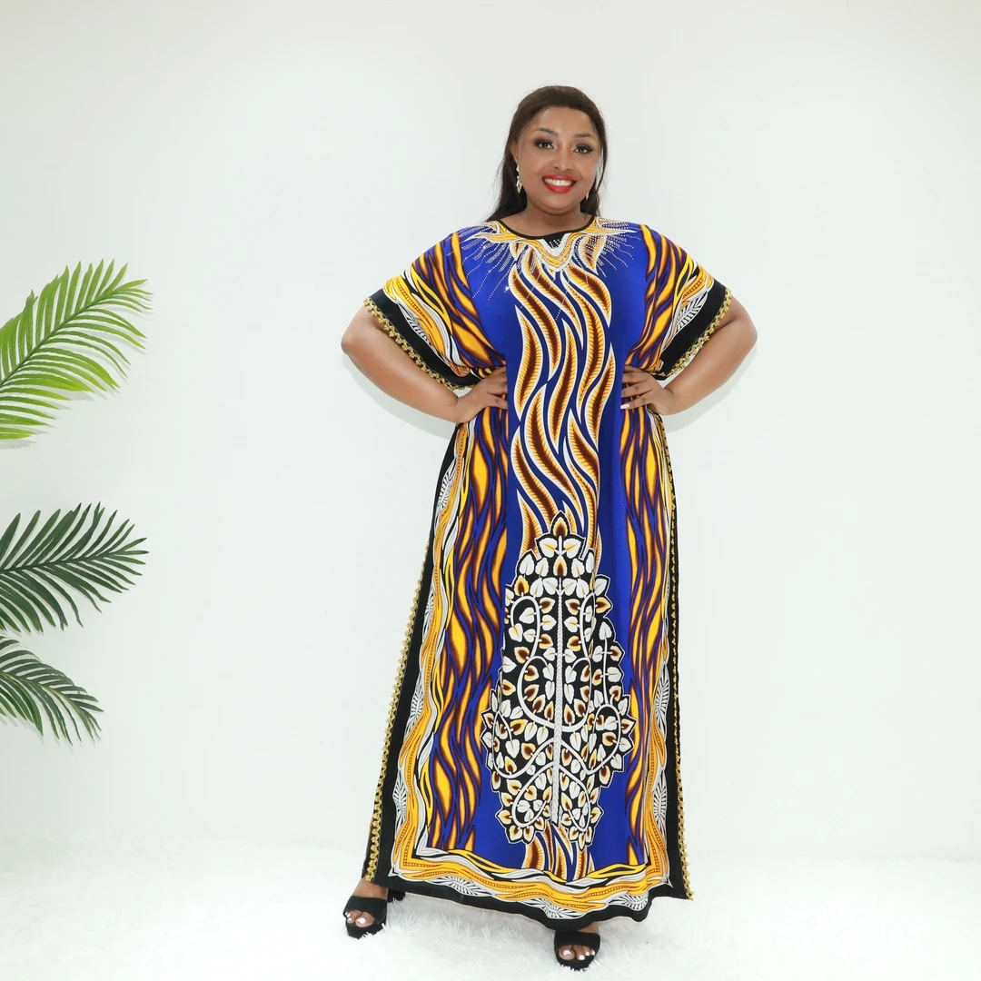 Robes africaines KT1500-546F Abidjan robe musulmane boubou