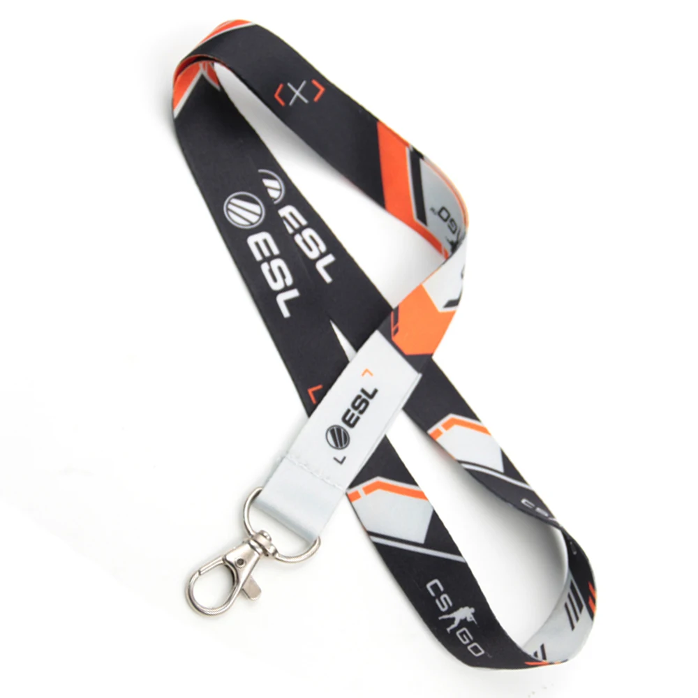 Polyester Lanyard Custom Printable Logo Neck Retractable Id Badge Reel Plastic Card Holder