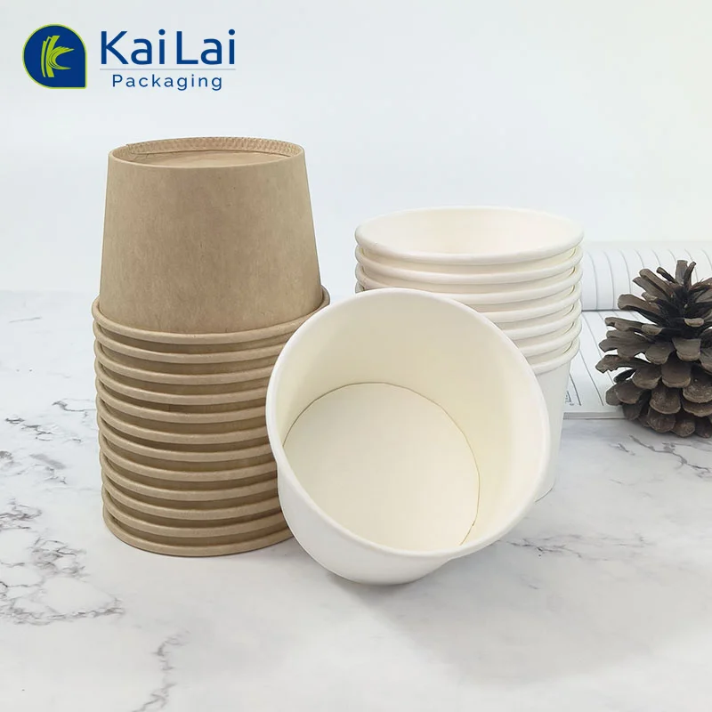 Kraft Paper Sauce Cup Biodegradable Disposable Paper Sauce Cup 1oz 2oz ...