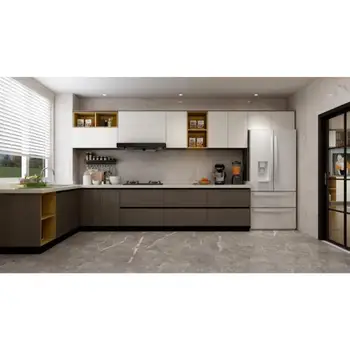 Manufacturers Direct Sale Full Set Kichen Cabinets Modern Model Sets Kitchen Furniture