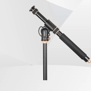 QZSD-YT03 Aluminum Center Pole Extendable 48-106cm Three Sections Horizontal bar 1/4&3/8 Camera Mount Adapter for Tripod Monopod